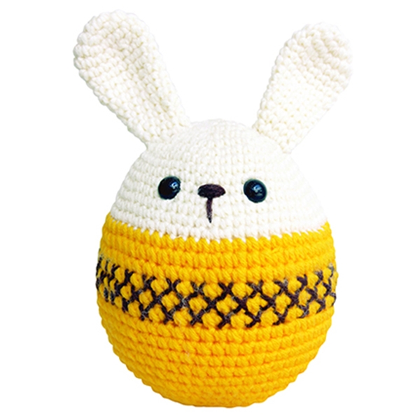Thỏ Trứng Vàng L - Huge Easter Egg Yellow - WT-073YEL-L - Bobi Craft