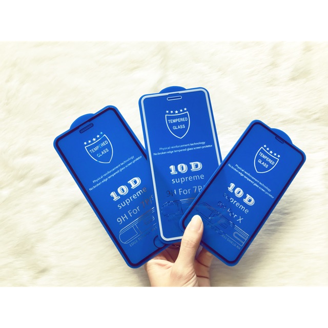 KÍNH CƯỜNG LỰC 10D CHO IPHONE