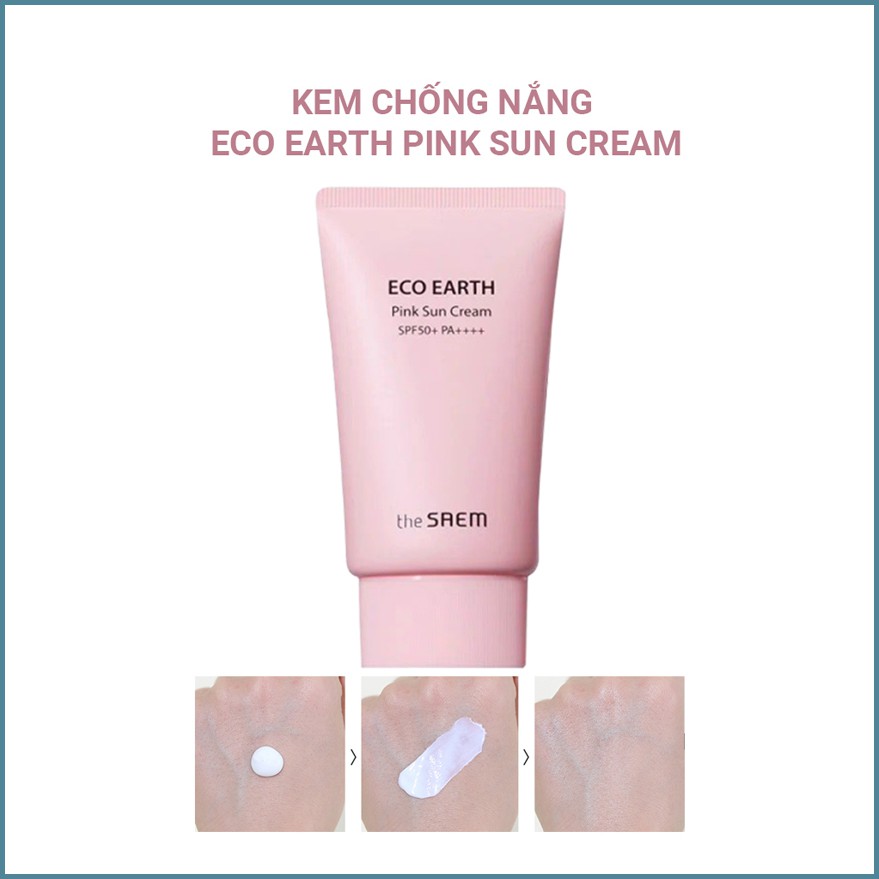 Kem Chống Nắng The SAEM Eco Earth Power Sun Cream SPF50+ PA+++