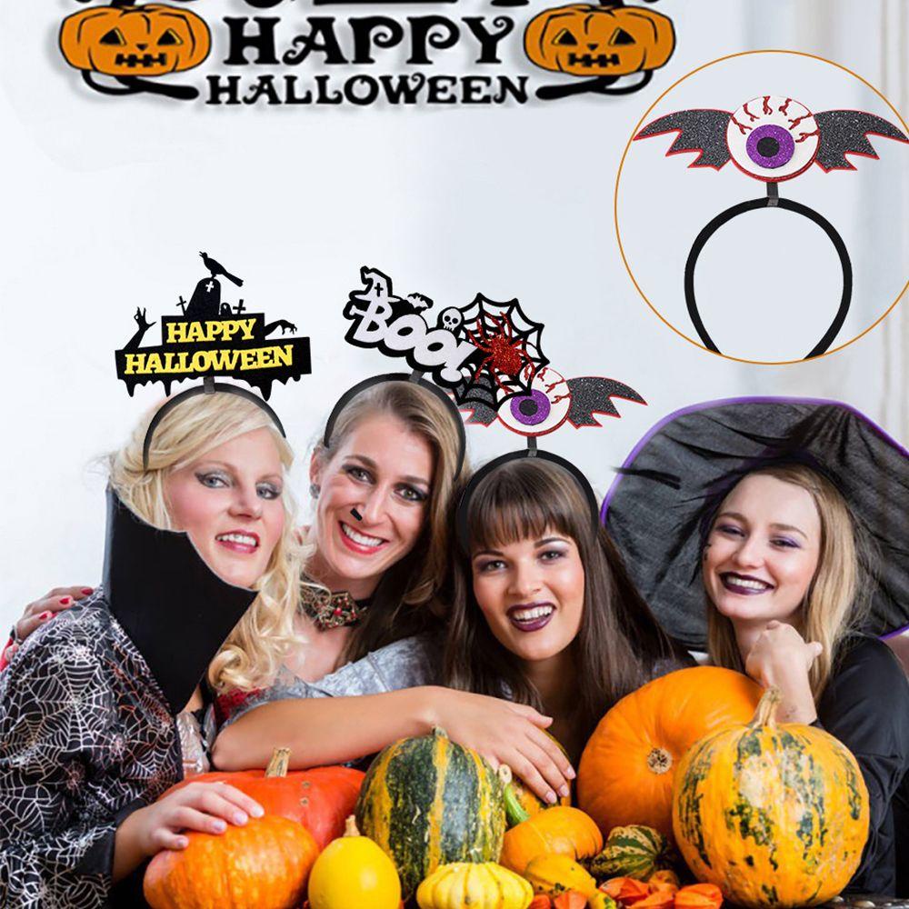 Băng Đô Cài Tóc Chống Trượt Phong Cách Halloween Cho Nữ