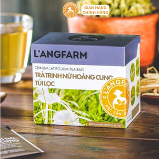 Trà trinh nữ hoàng cung túi lọc L'angfarm hộp 20 tép Được chế biến từ nguyên liệu tự nhiên, hương vị thơm ngon.