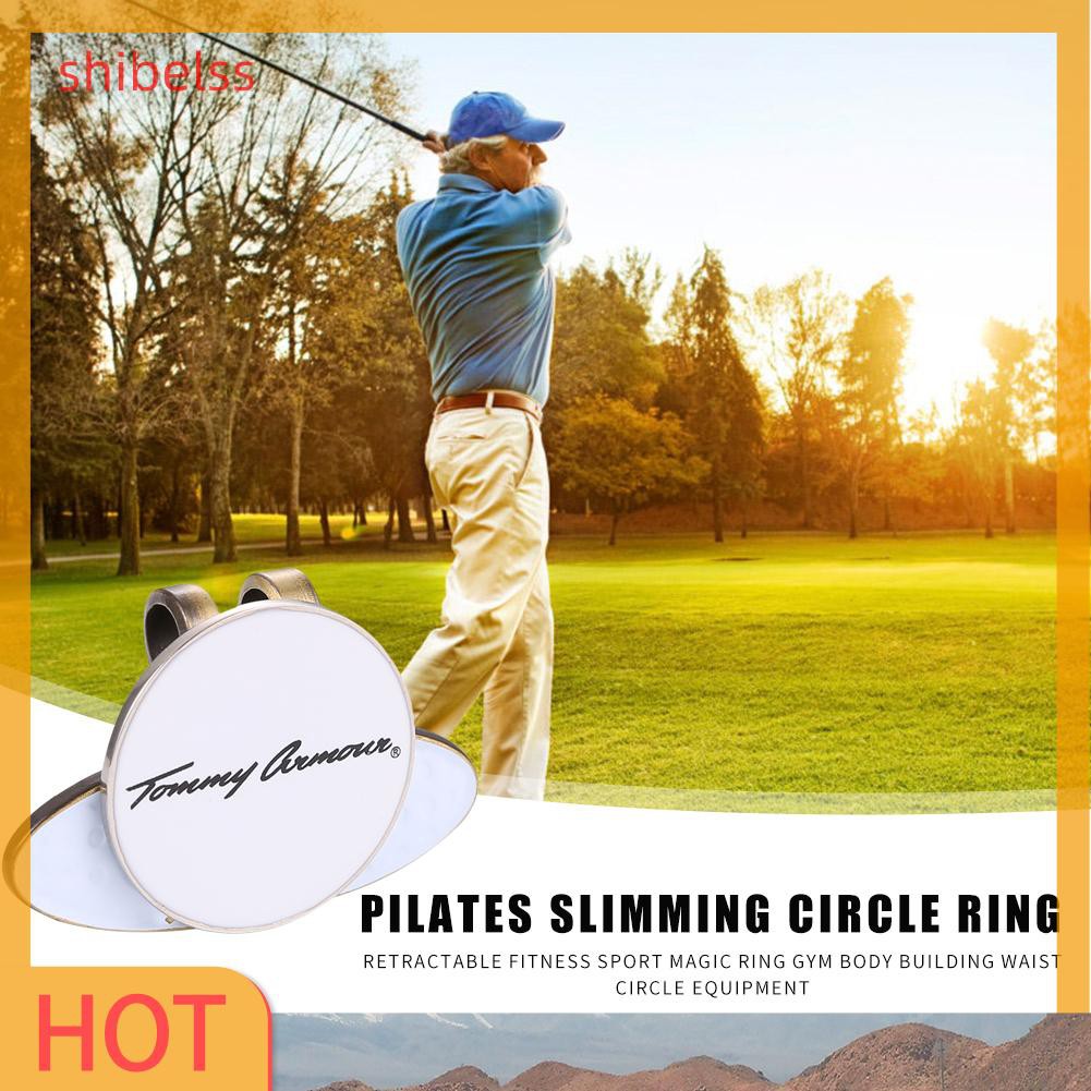 （ʚshibelss）Magnetic Alloy Hat Clip Golf Ball Mark for Golf Cap Golf Marker Accessories