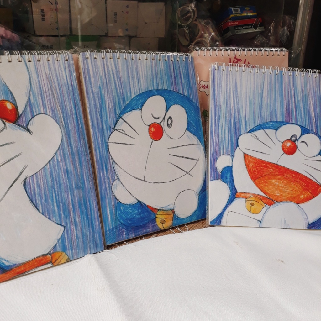 Sổ vẽ, sổ sketchbook A4 lò xo bìa siêu cute