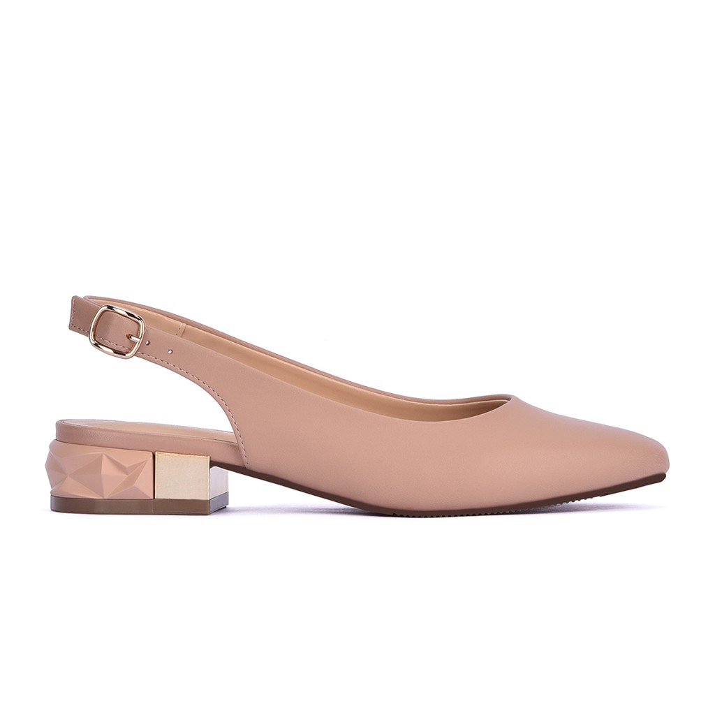 Giày Búp Bê Đông Hải dáng slingback gót cao 3cm dễ phối đồ - G81D2 | BigBuy360 - bigbuy360.vn