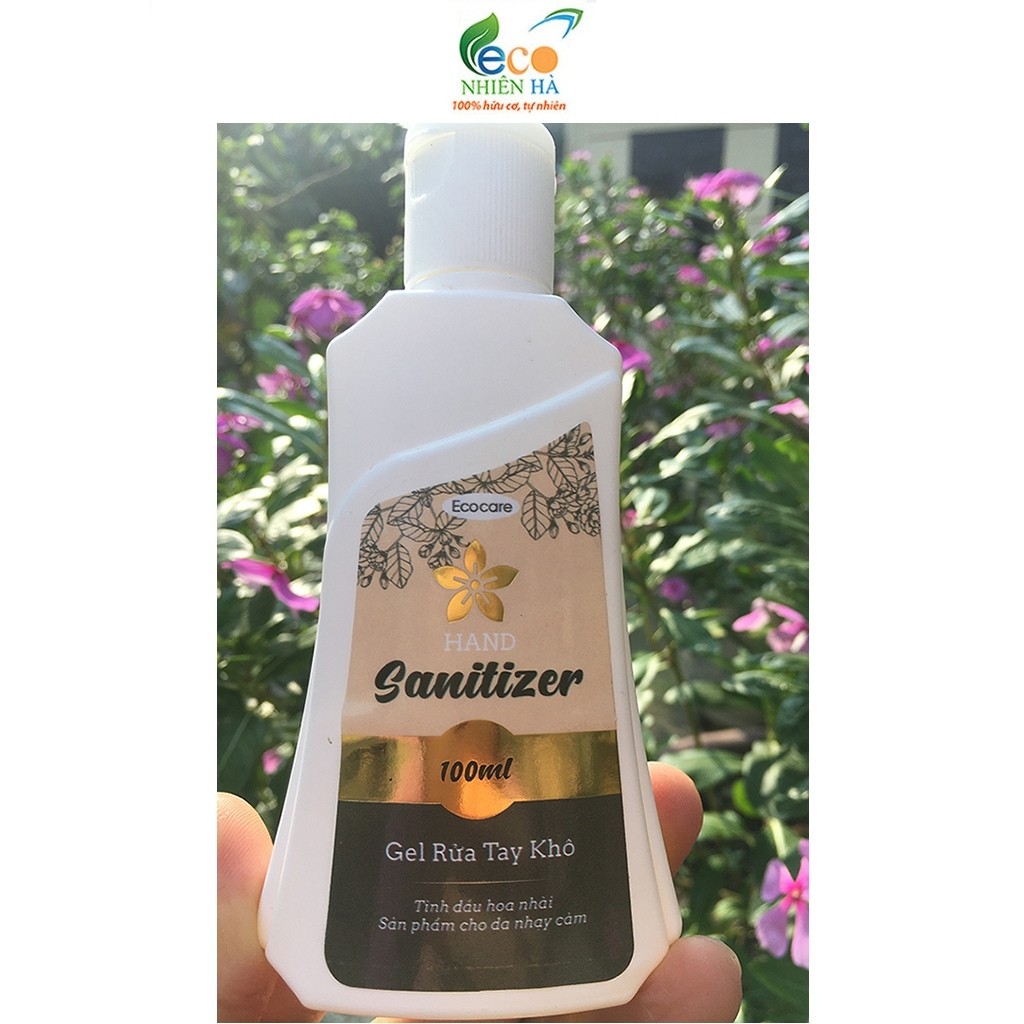Nước rửa tay ECOCARE 100ml, nước rửa tay khô diệt khuẩn siêu nhanh, nuoc rua tay dạng gel