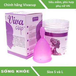 Cốc nguyệt san viva cup size s,l