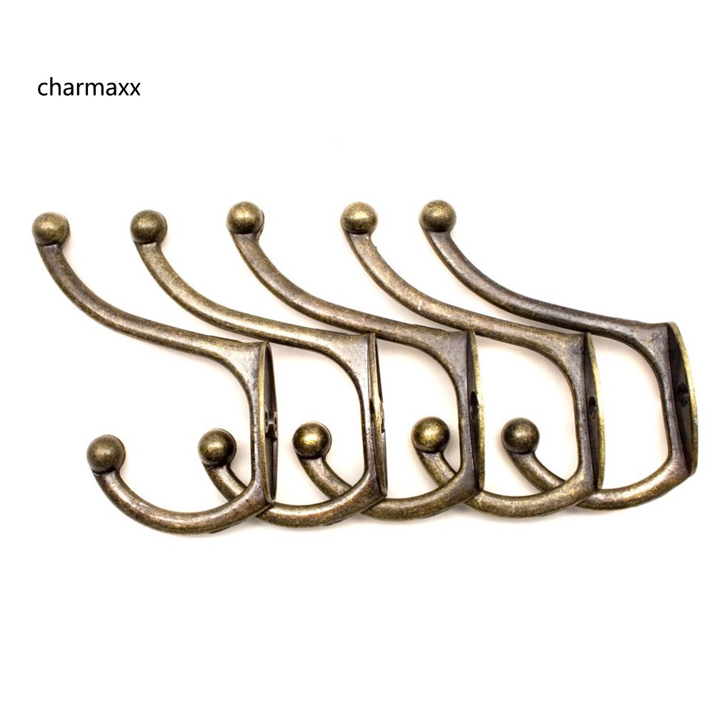 CMAX_Vintage Bronze Home Furniture Wardrobe Wall Mount Hook Clothes Towels Hanger