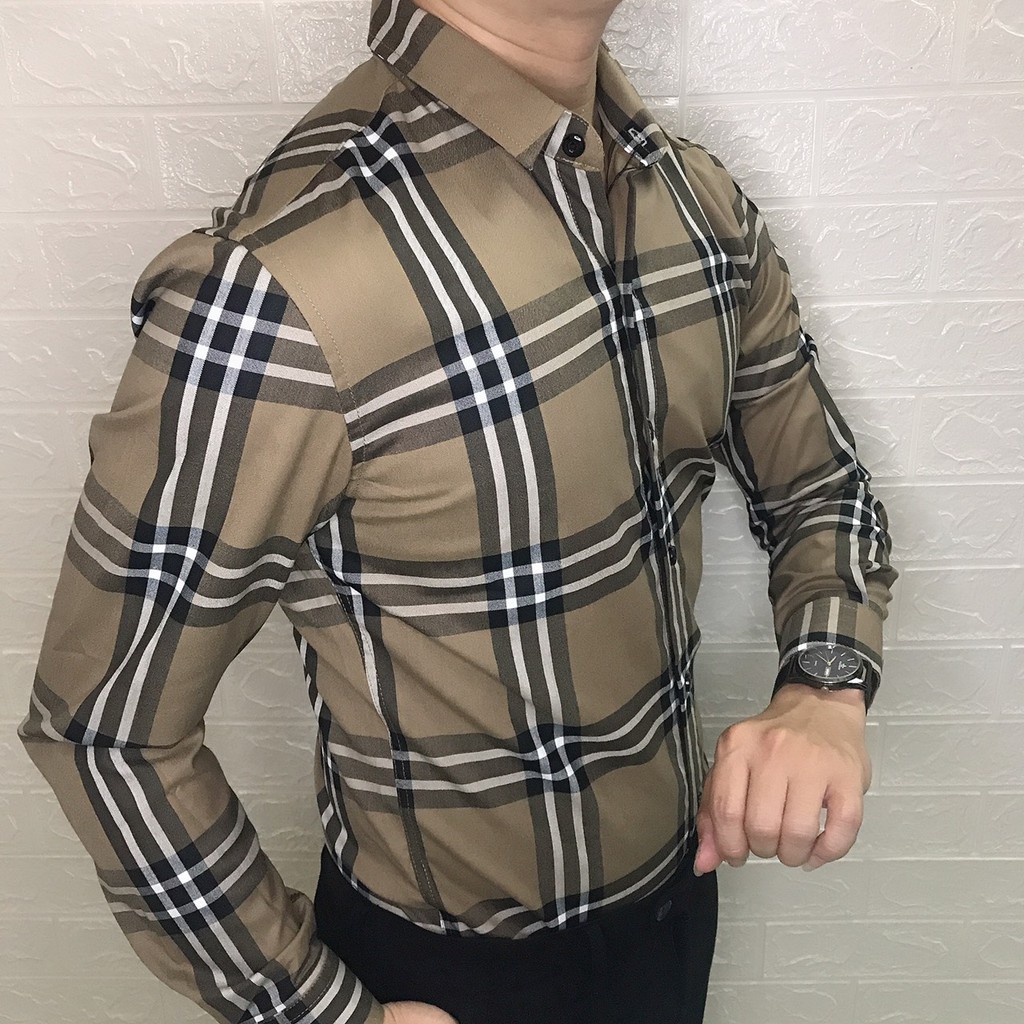 Áo Sơ Mi Nam Dài Tay Sọc Caro N&H01 Thời Trang Cao Cấp Thoải Mái - NEW | BigBuy360 - bigbuy360.vn