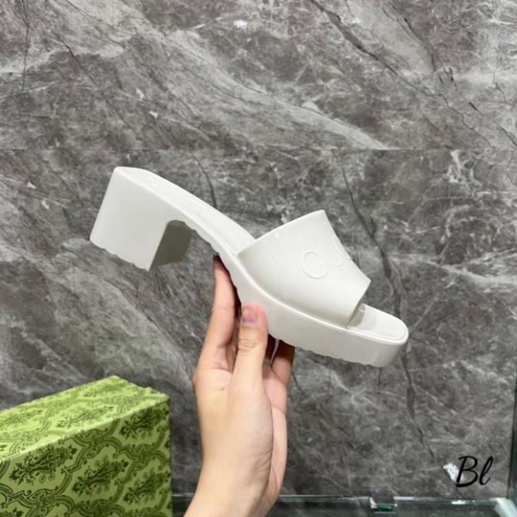 Guốc Nhựa Gucci Trắng Full Size 35-39