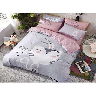 Bộ chăn ga gối cotton poly