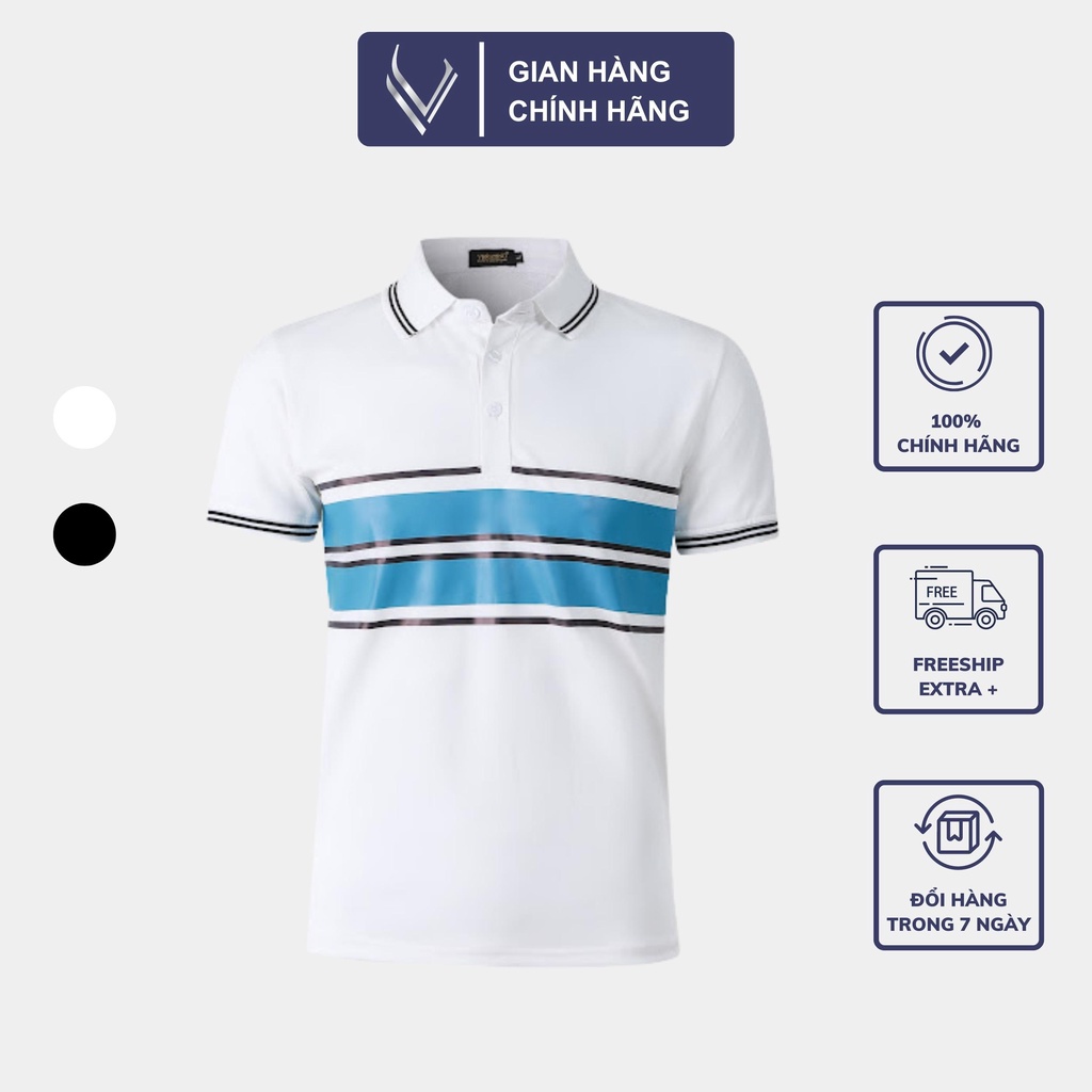 Áo polo nam VERATINO dáng thể thao chất cotton thoáng mát