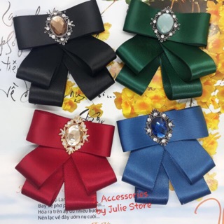 Tag nơ cài áo cao cấp handmade