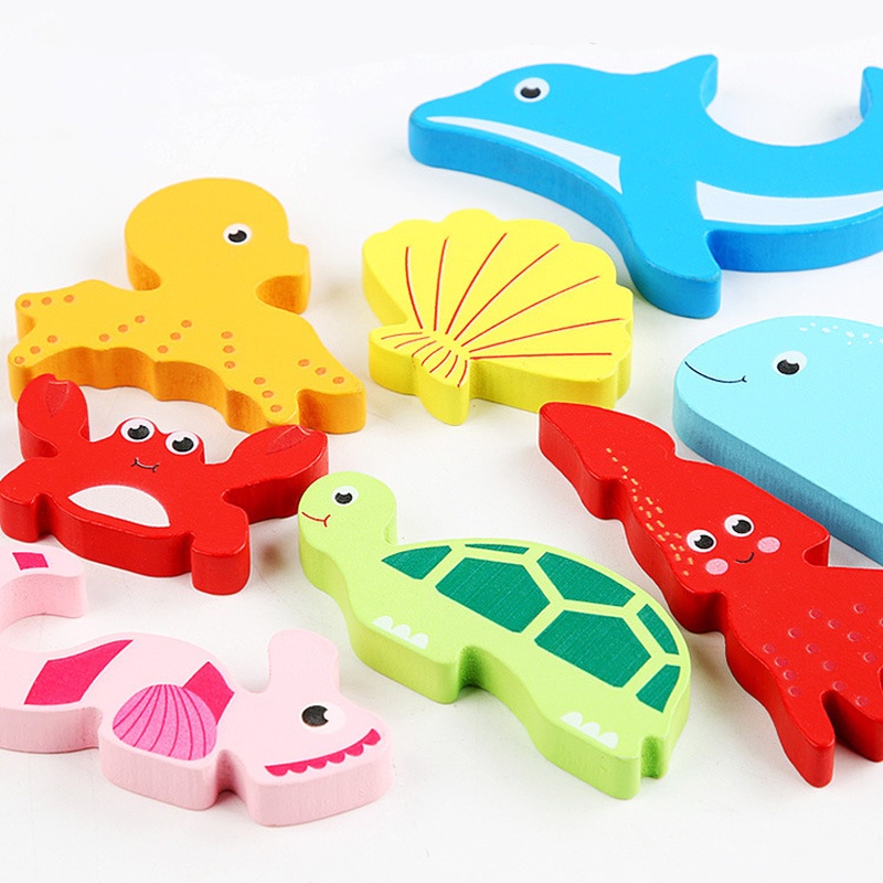 Bộ Đồ Chơi Xếp Hình Động Vật Hoạt Hình 3D Dành Cho Trẻ Em