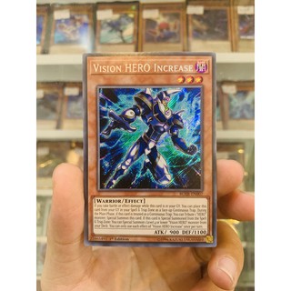 Thẻ Bài Lẻ YugiOh! Mã BLHR-EN007 – Vision HERO Increase – Secret Rare – 1st Edition