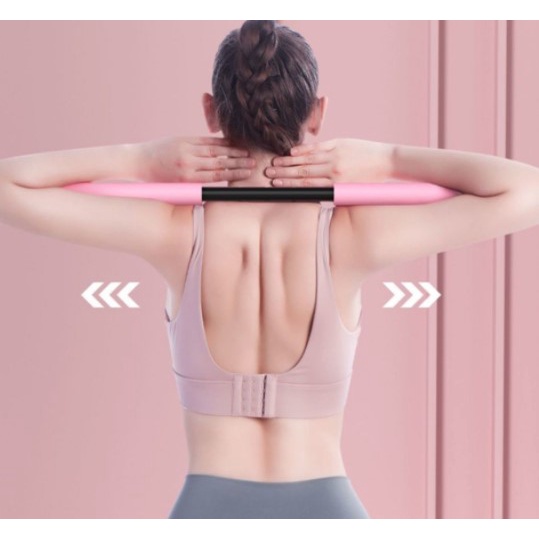 Thanh Tập Chống Gù Lưng, Gậy Tập Yoga Chống Gù Lưng Bằng Thép Không Gỉ - có thể điều chỉnh Nitrogen071