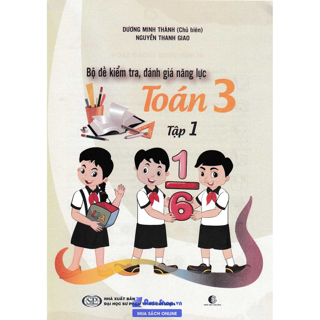 Sách - Bộ Đề Kiểm Tra, Đánh Giá Năng Lực Toán 3 Tập 1