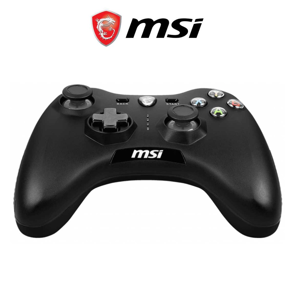Tay Cầm Chơi Game Không Dây MSI Force GC30 V2 Dây Dài 2M, Tương Thích PS4, PC Laptop Windows, Điện Thoại Máy Tính Bảng