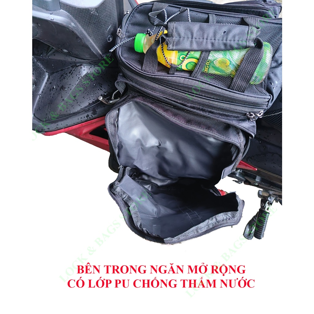 TÚI BAGA GIỮA XE MÁY