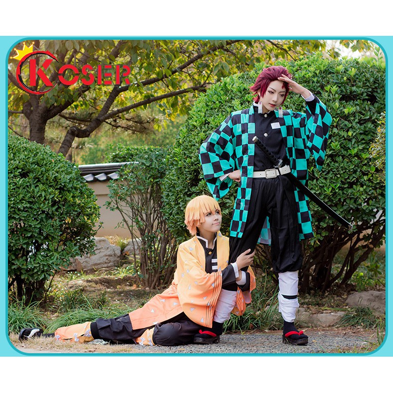 COSER KING Demon Slayer Kimetsu No Yaiba Cosplay Costume Leg Bandage Leg Dress Leg Bandage Kamado Tanjirou Zenitsu kanao Giyuu Shinobu Rengoku Kyoujurou Mitsuri Tokitou Muichirou Iguro Obanai Cosplay Costume legging