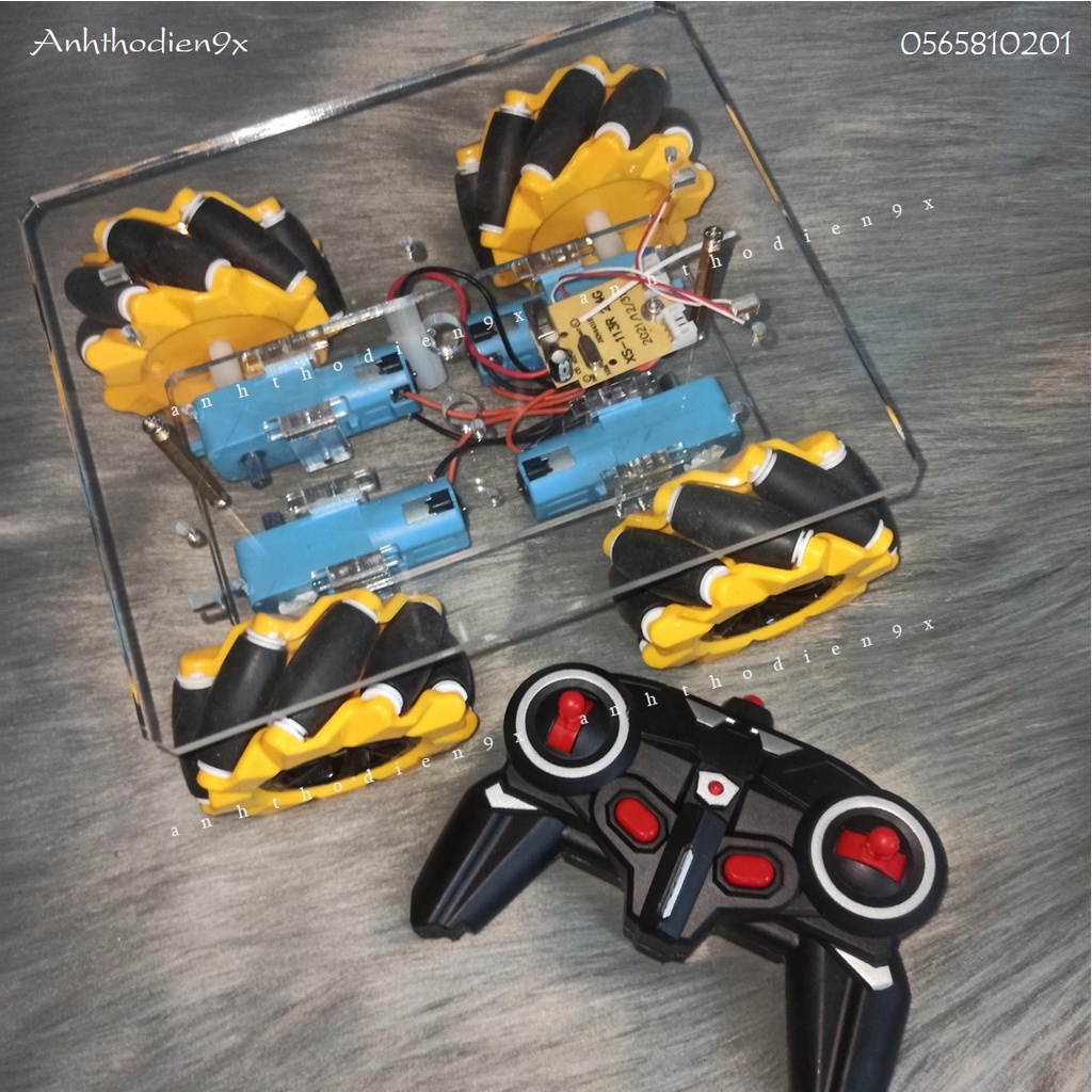 Xe Điều Khiển Từ Xa RC, Xe Đa Hướng Láp Ráp Trí Thông Minh