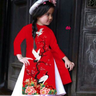 Áo dài bé gái