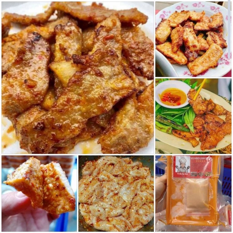 VÚ HEO ƯỚP SẴN 500g