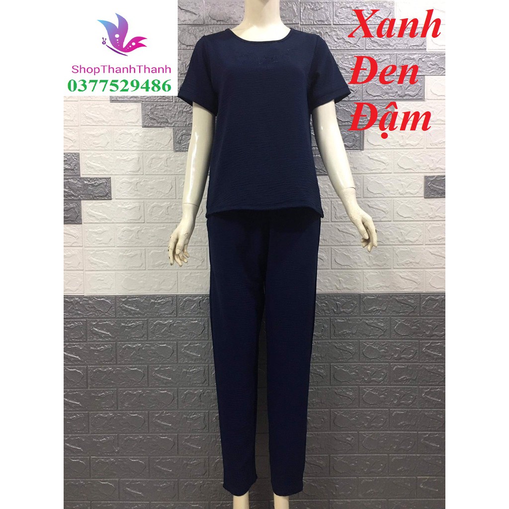 ĐŨI DÀI TRUNG NIÊN Đồ bộ mặc nhà Big Size cao cấp có co giãn ShopThanhThanh