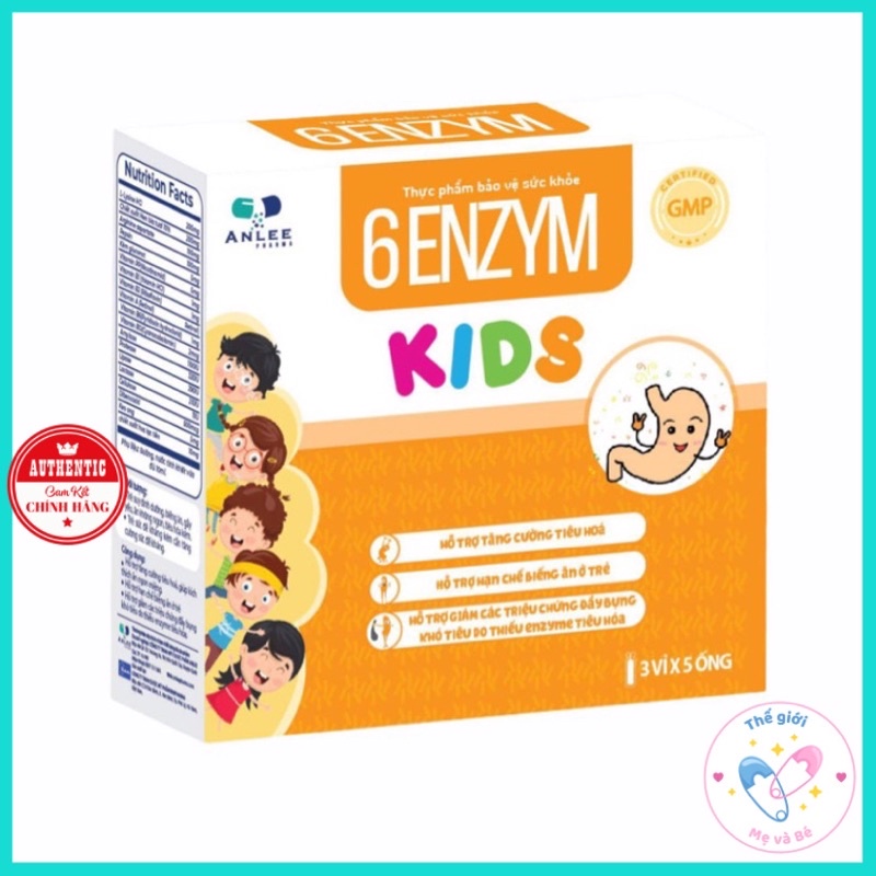 6ENZYM KIDS - Giúp bé ăn ngon, ngủ sâu giấc, tăng cân, tăng đề kháng- Dành cho bé từ 6 tháng tuổi