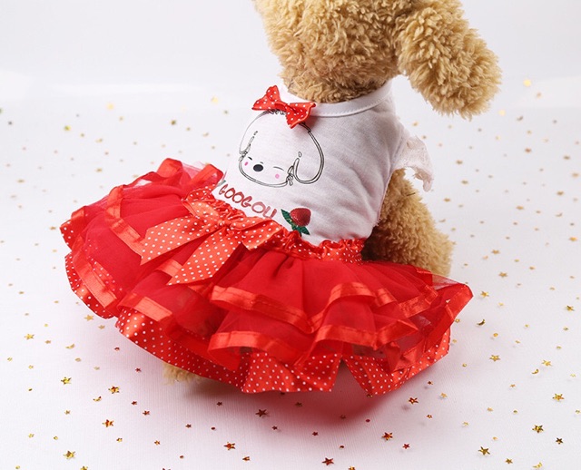 Váy Công Chúa Dễ Thương Nhiều Loại Cho Chó Mèo