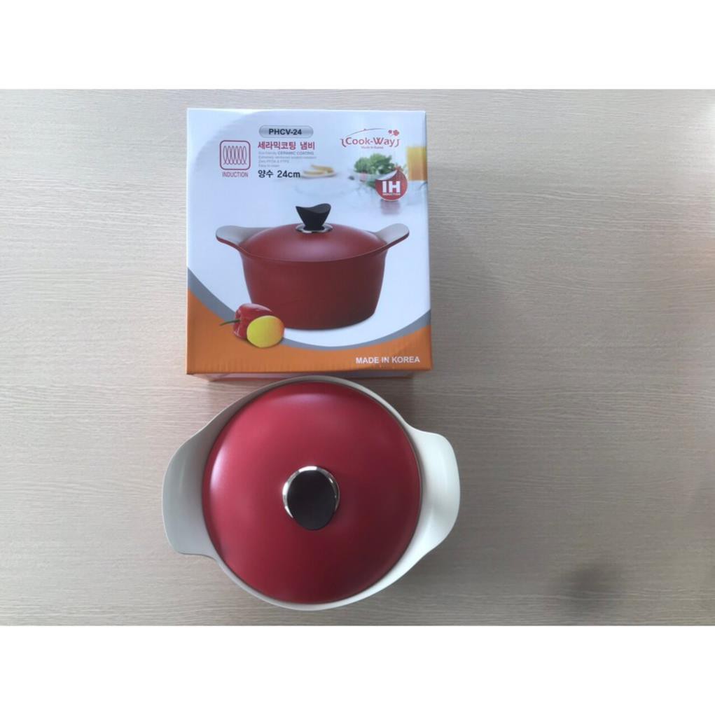 Bộ Nồi Chống Dính Đáy Từ COOKWAY Hàn Quốc Hàng Mới Về