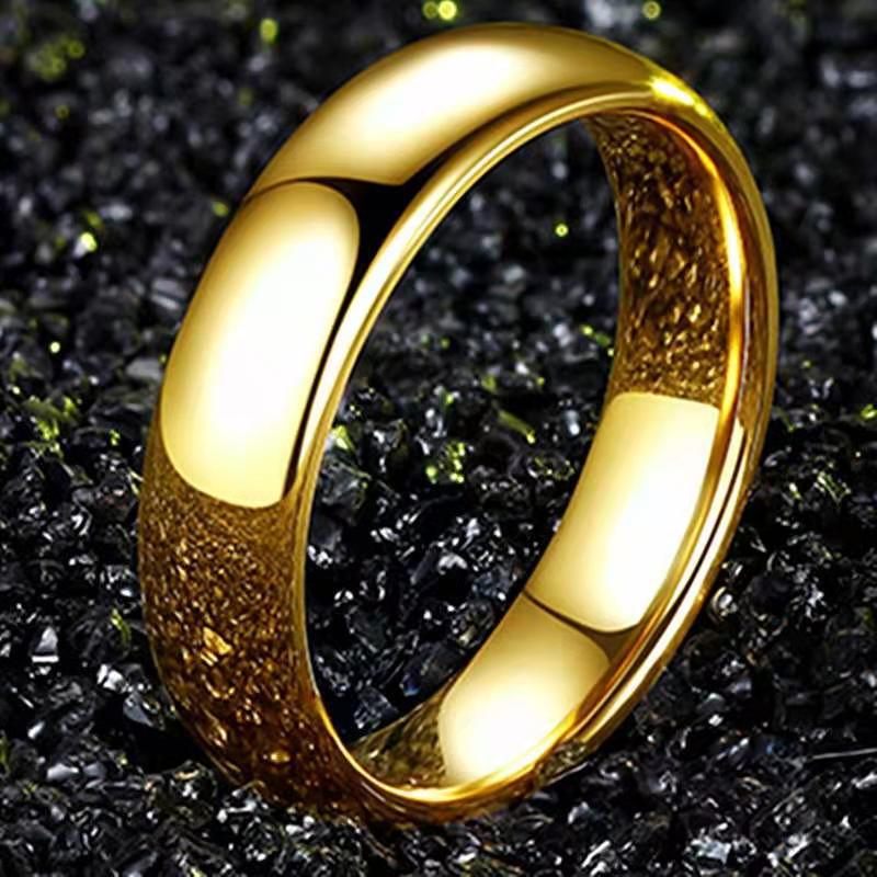 Nhẫn Thép Titan Phong Cách Hàn Quốc 2021 Cho Cặp Đôi
