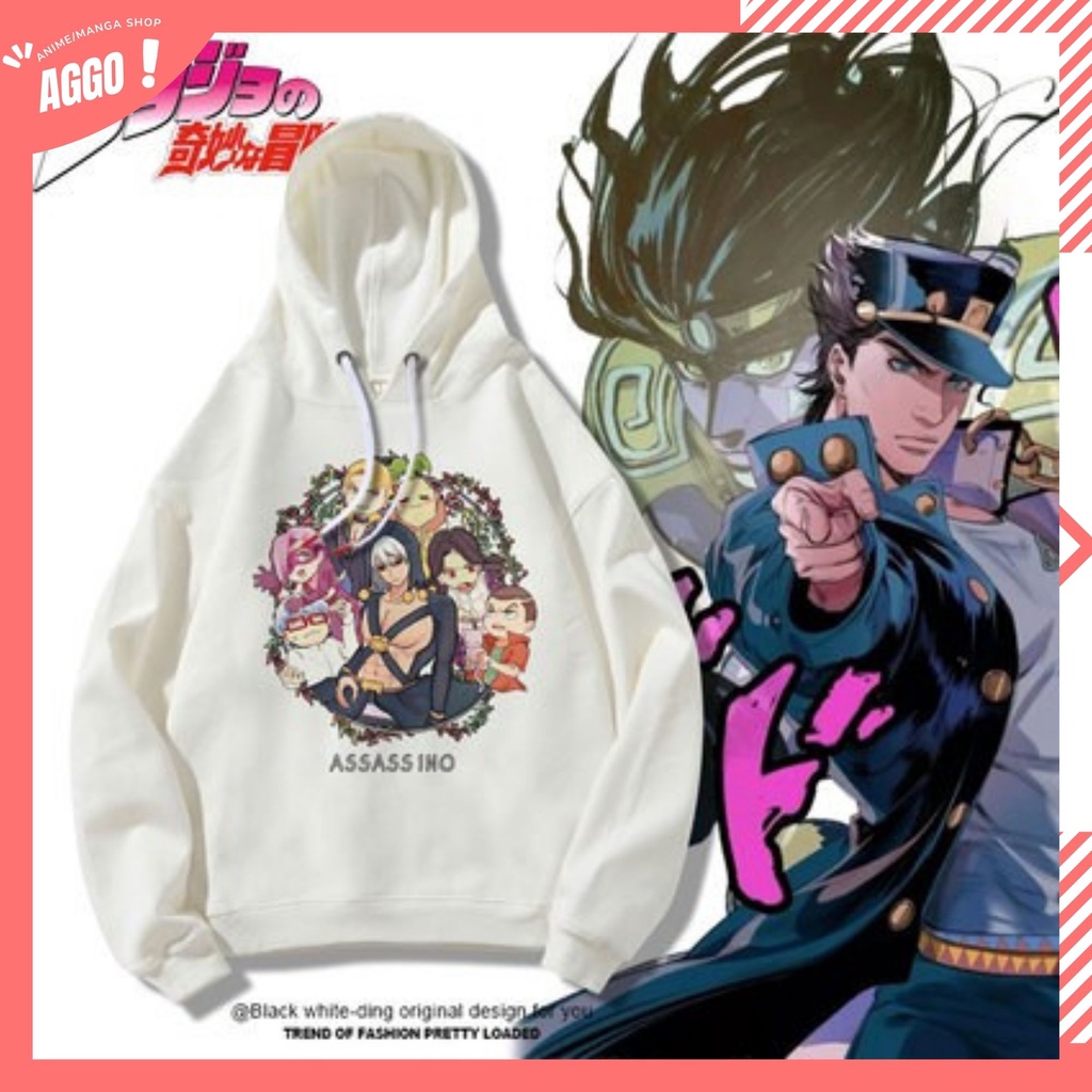 Áo Hoodie Nỉ Ấm Anime JOJO Bizarre Adventure