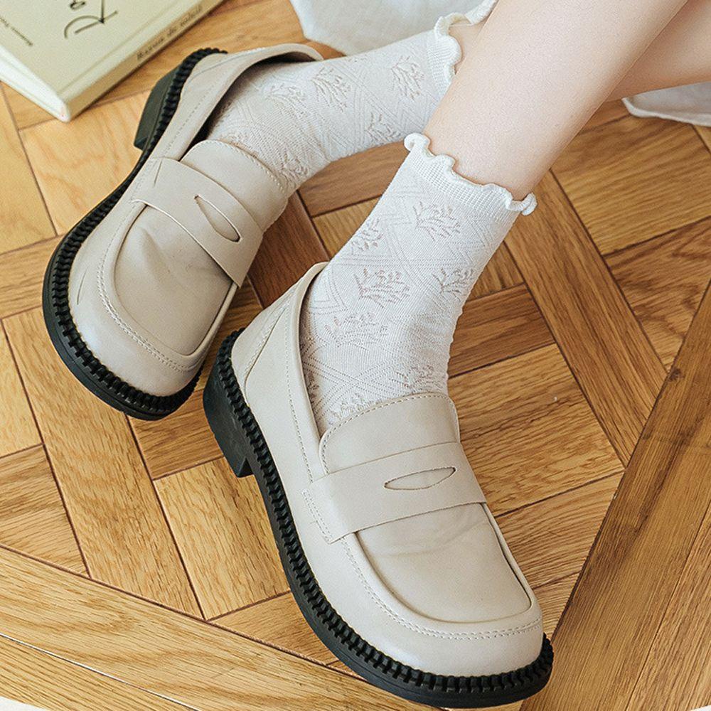 Vớ Cotton Ngắn Thoải Mái Thời Trang Harajuku Nhật Bản Cho Nữ