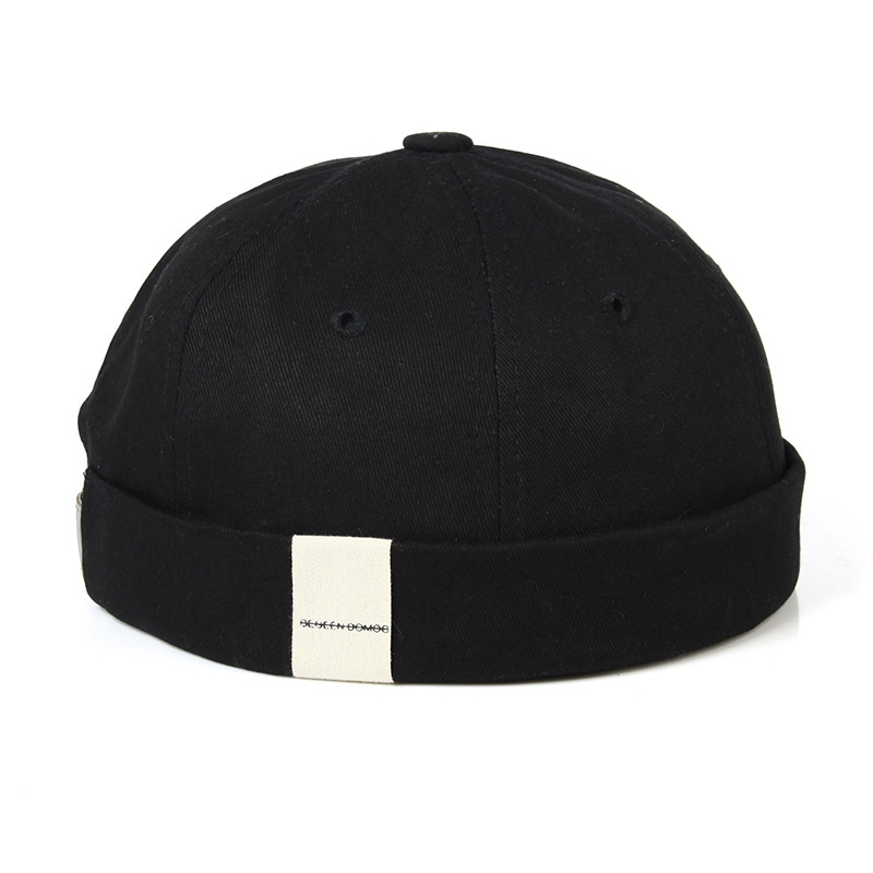 Melon leather hat Men's and women's fashion beanie embroidered letter caps Beret