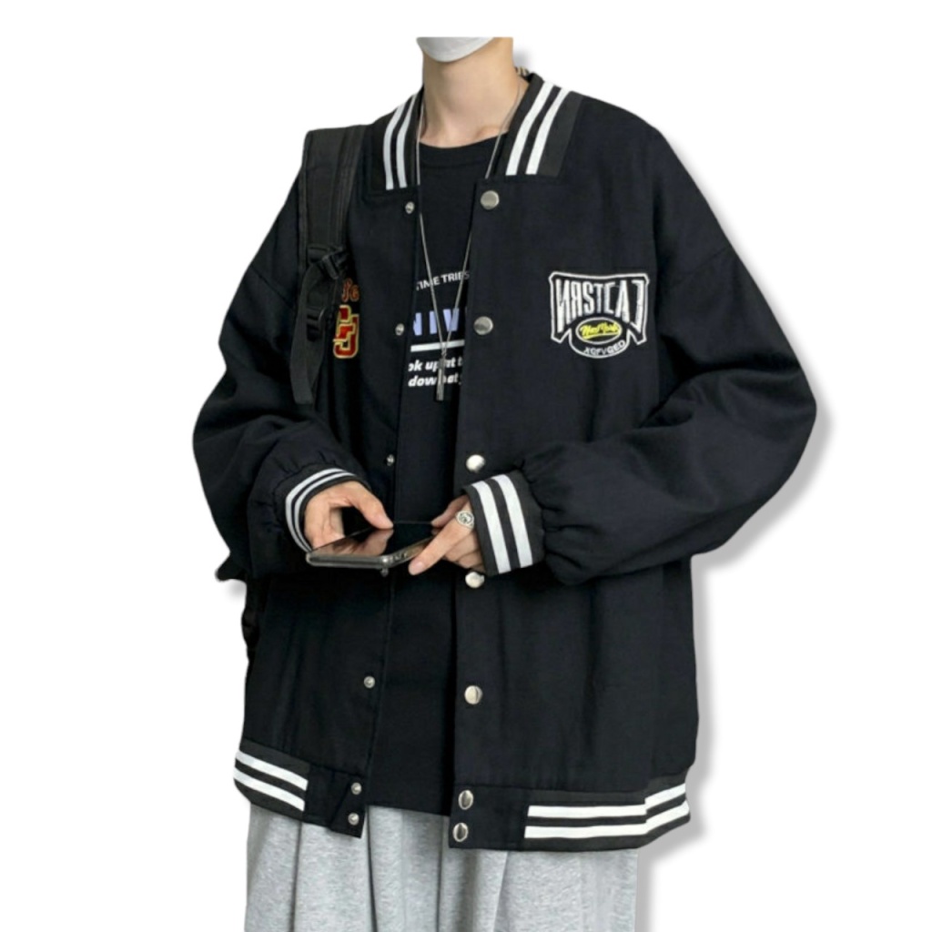ÁO KHOÁC BOMBER UNISEX FORM RỘNG NAM NỮ CAO CẤP HOTNEW