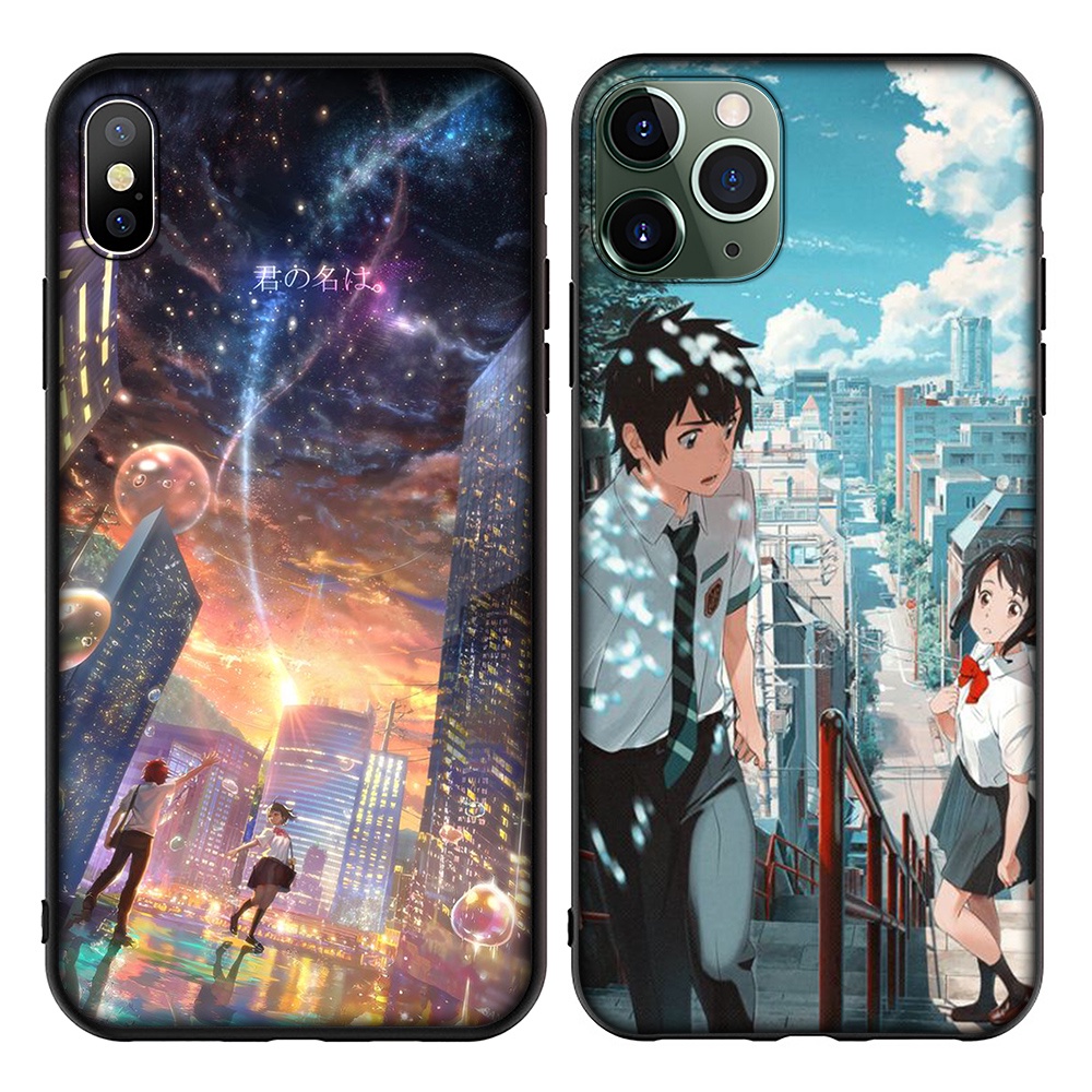 Ốp điện thoại silicon TPU mềm hình anime InuYasha Your Name cho OPPO A16 A16S A54S A53S A55 4G 5G A56 XF18