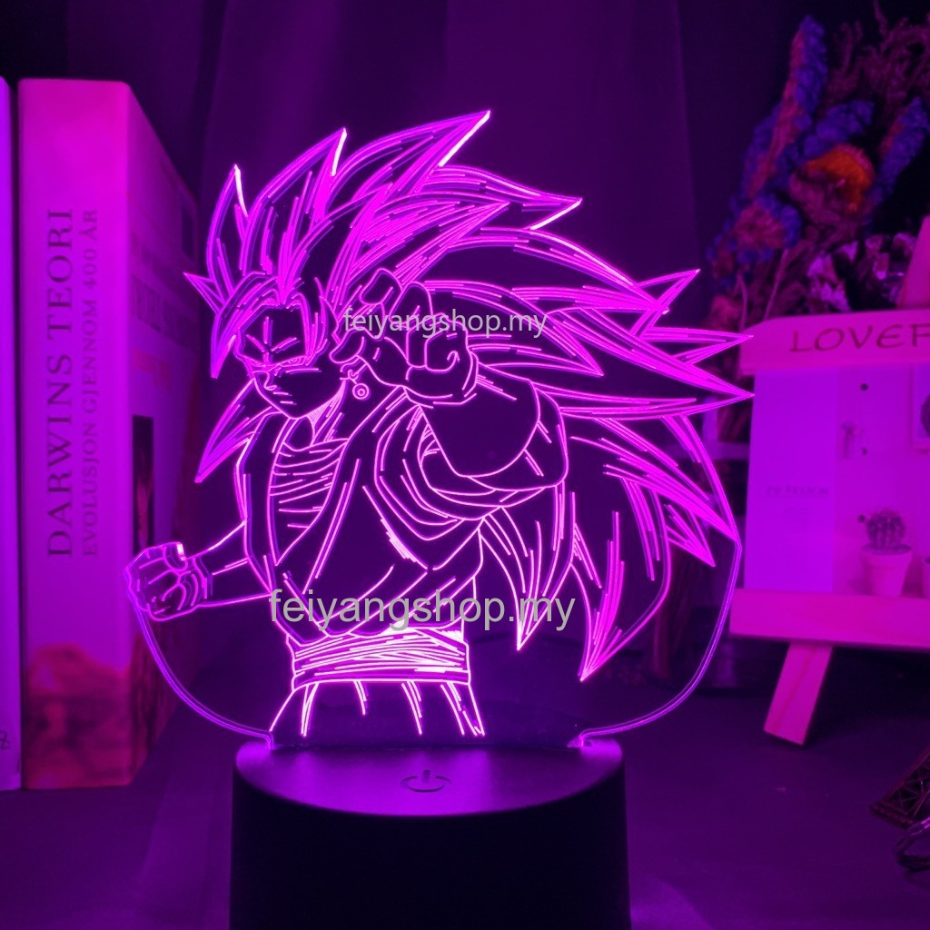 Đèn LED 3D hình nhân vật SonGohan trong Dragon Ball