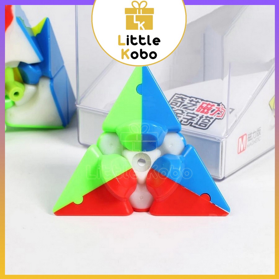 Rubik Pyraminx Nam Châm QiYi MS Magnetic Stickerless Rubic Tam Giác Đồ Chơi Trí Tuệ