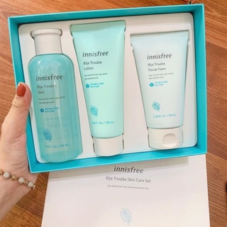 Bộ Chăm Sóc Da Mụn Innisfree Bija Trouble Skin Care Set