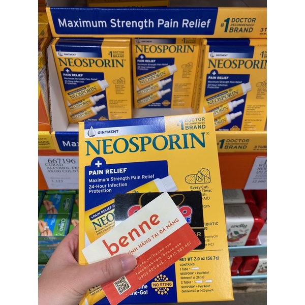 [🇺🇸Bill Mỹ] Kem mỡ | dạng xịt | dạng bọt NEOSPORIN Mỹ - Bôi Các Vết Thương Nhỏ, Vết Bỏng, Đứt Tay