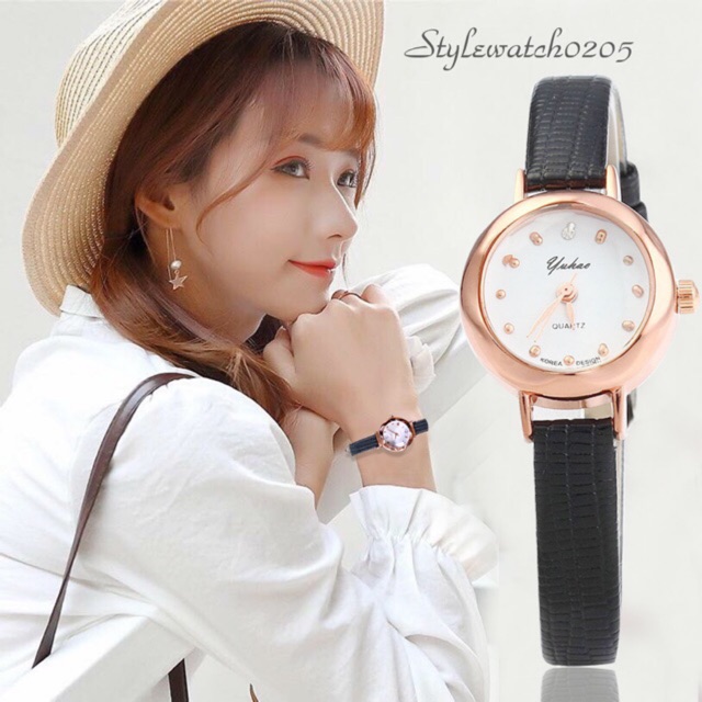 Đồng hồ nữ Yuhao mặt vát 3d nhỏ xinh | BigBuy360 - bigbuy360.vn