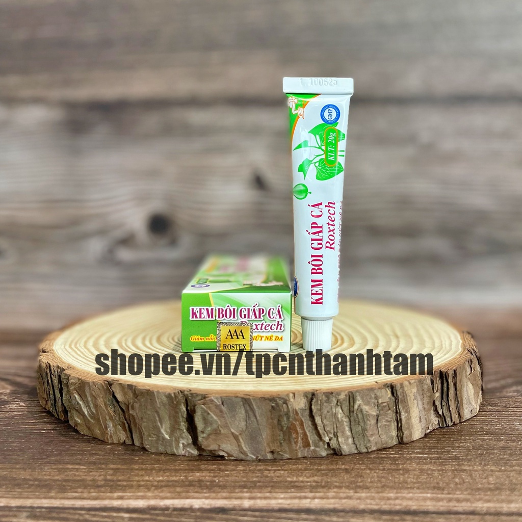 Kem Diếp Cá với giấp cá giúp giảm trĩ, táo bón, đau do nứt kẽ hậu môn - Tuýp 20g