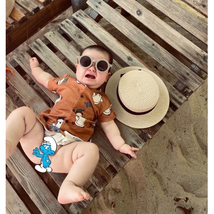 Mắt kính trơn cho bé tặng kèm hộp xịn sò