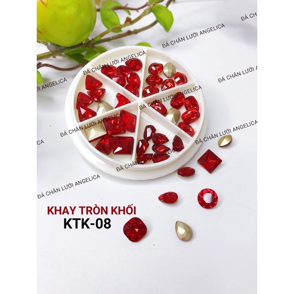 Đá khối đủ mẫu 1 set có 36 viên kèm khay