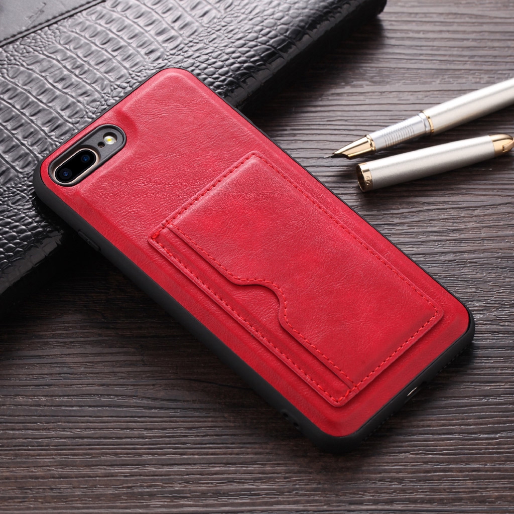 Bao đựng thẻ sang trọng cho ốp lưng iPhone 6 7 8 Plus Ví da Bao da cho iphone X XR XS Max 11 12 Pro Max Bao da ốp lưng
