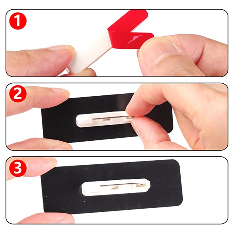 Set 100 Ghim Cài An Toàn 0 8 1 2 1 5Inches Chuyên Dụng Làm Thẻ ID