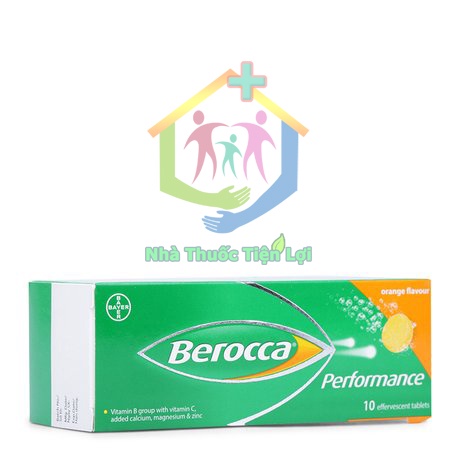 Viên sủi bổ sung vitamin berocca performance hương cam 10 viên tuýp - ảnh sản phẩm 1