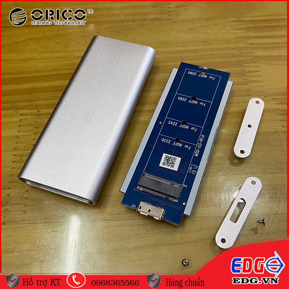 BOX Chuyển SSD M2 SATA Sang USB.3.0 Orico vỏ nhôm M2G-U3