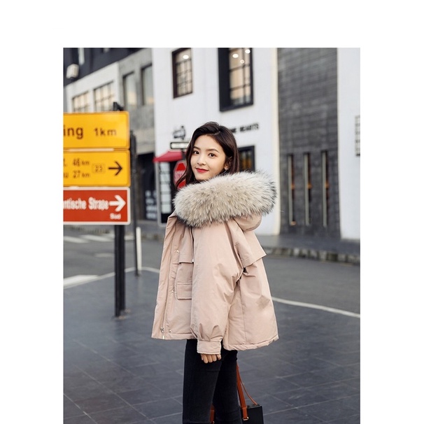 áo phao mũ lông nữ | BigBuy360 - bigbuy360.vn