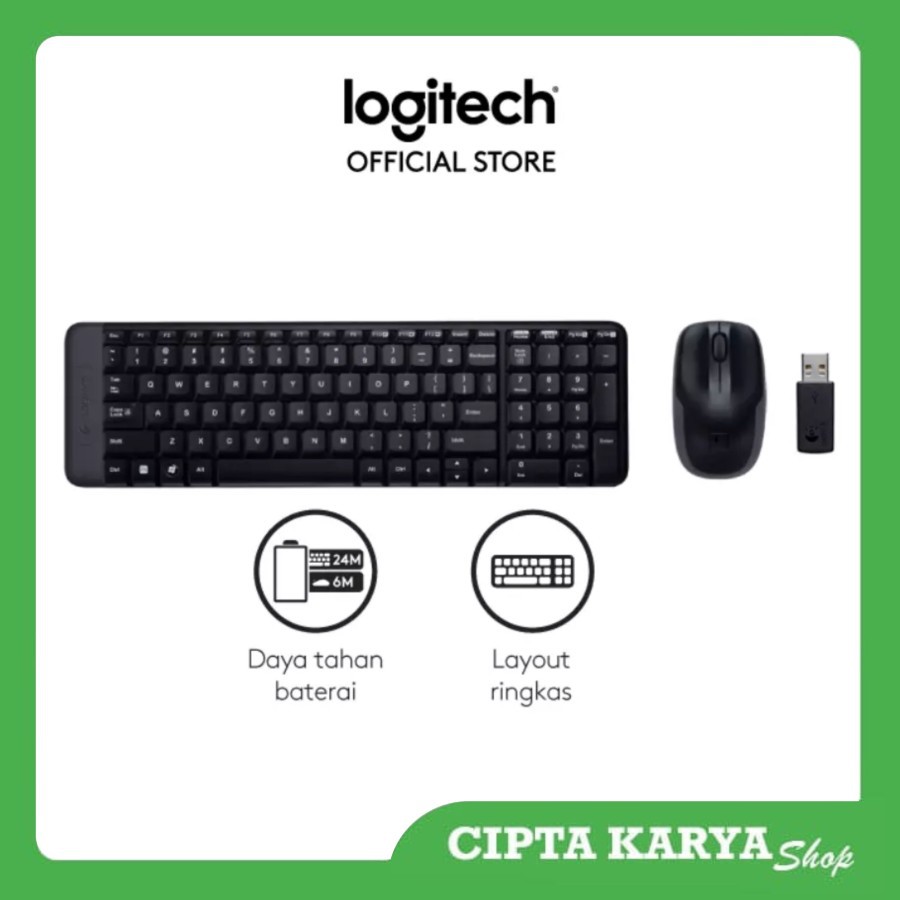 Chuột Không Dây Logitech Mk215